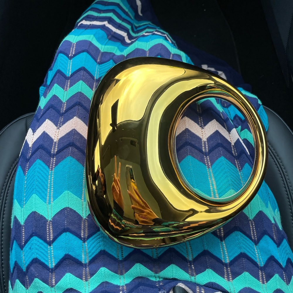 Gold Metallic Bag